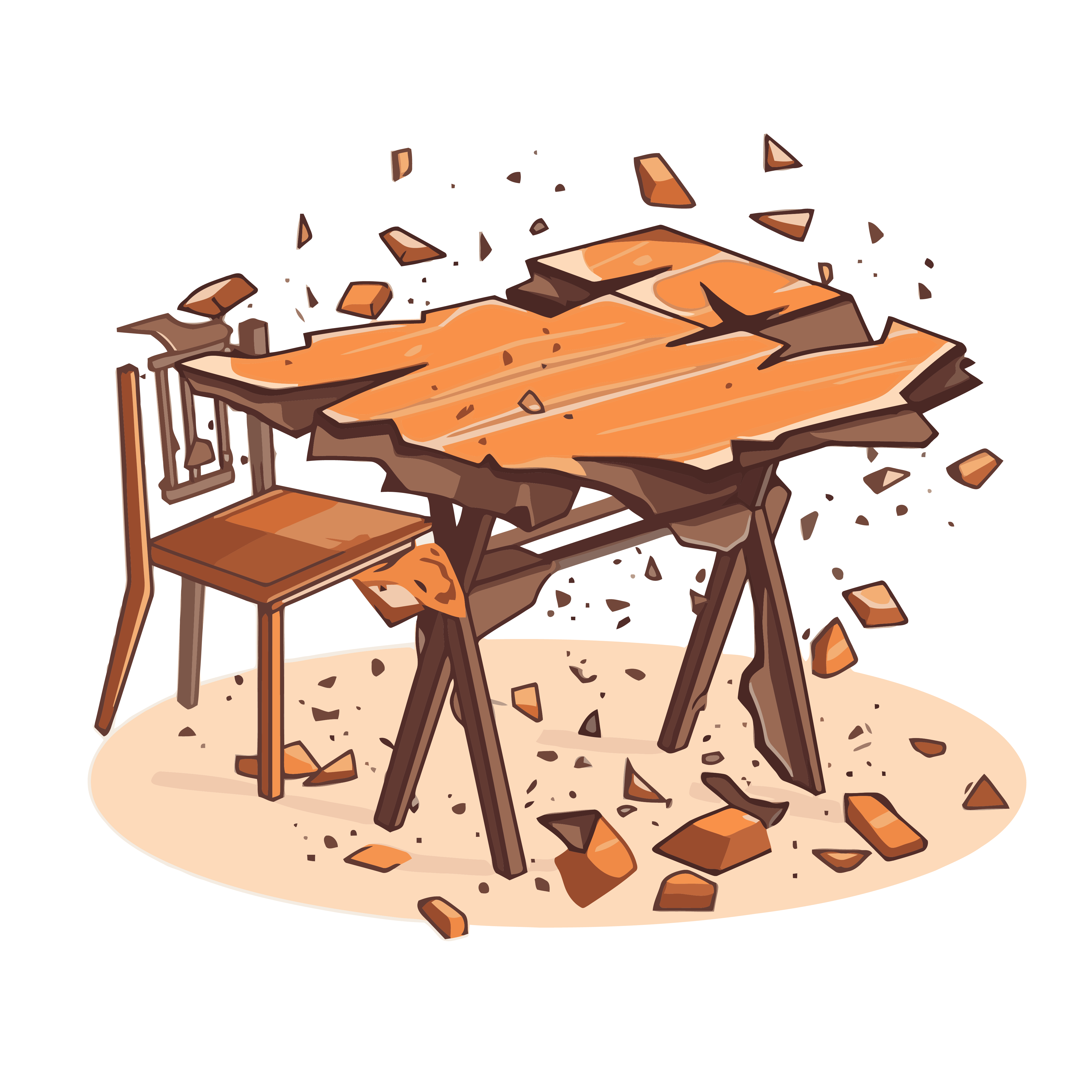 broken table error icon