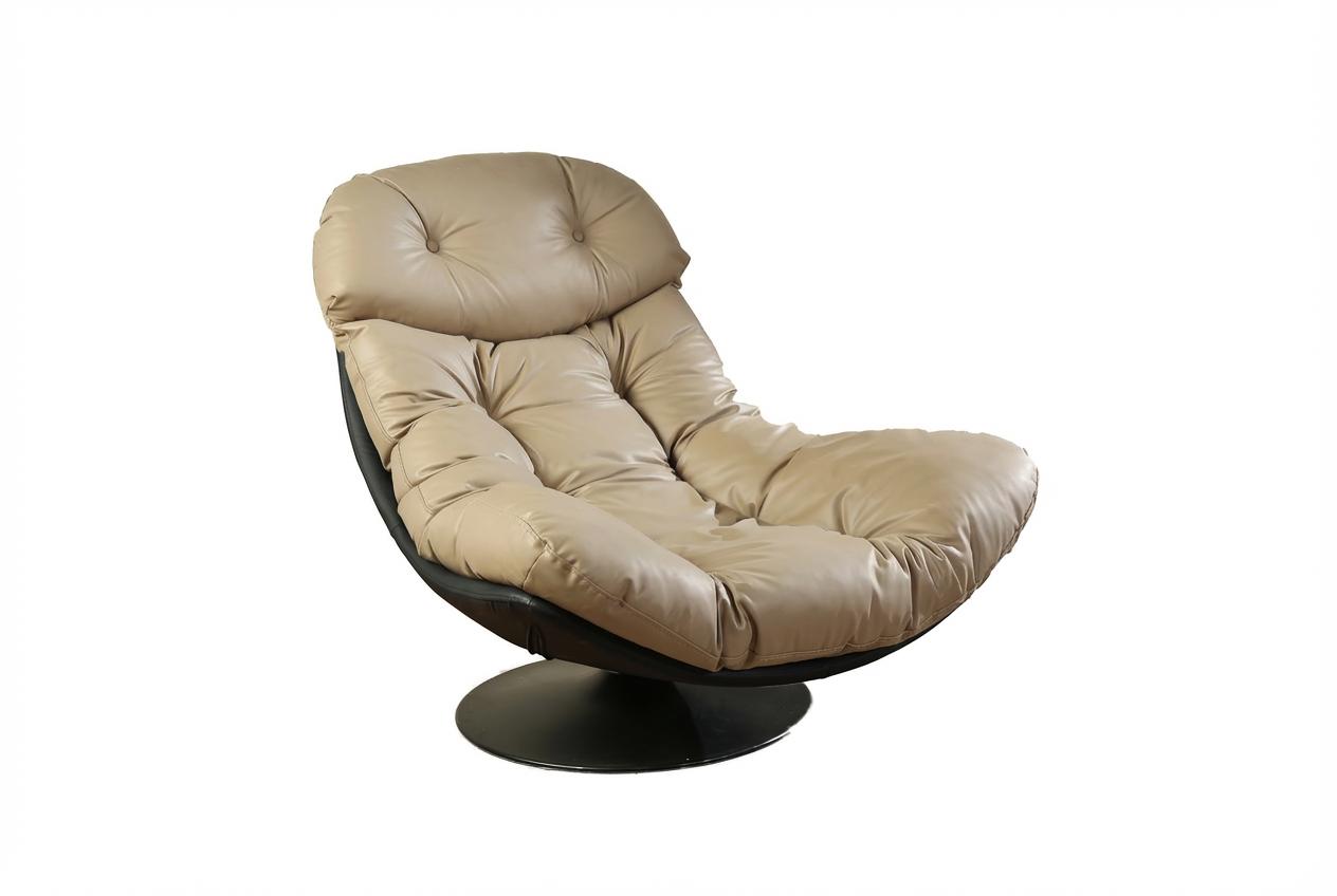 მოსასველებელი სავარელი კრემისფერი ნაჭრით