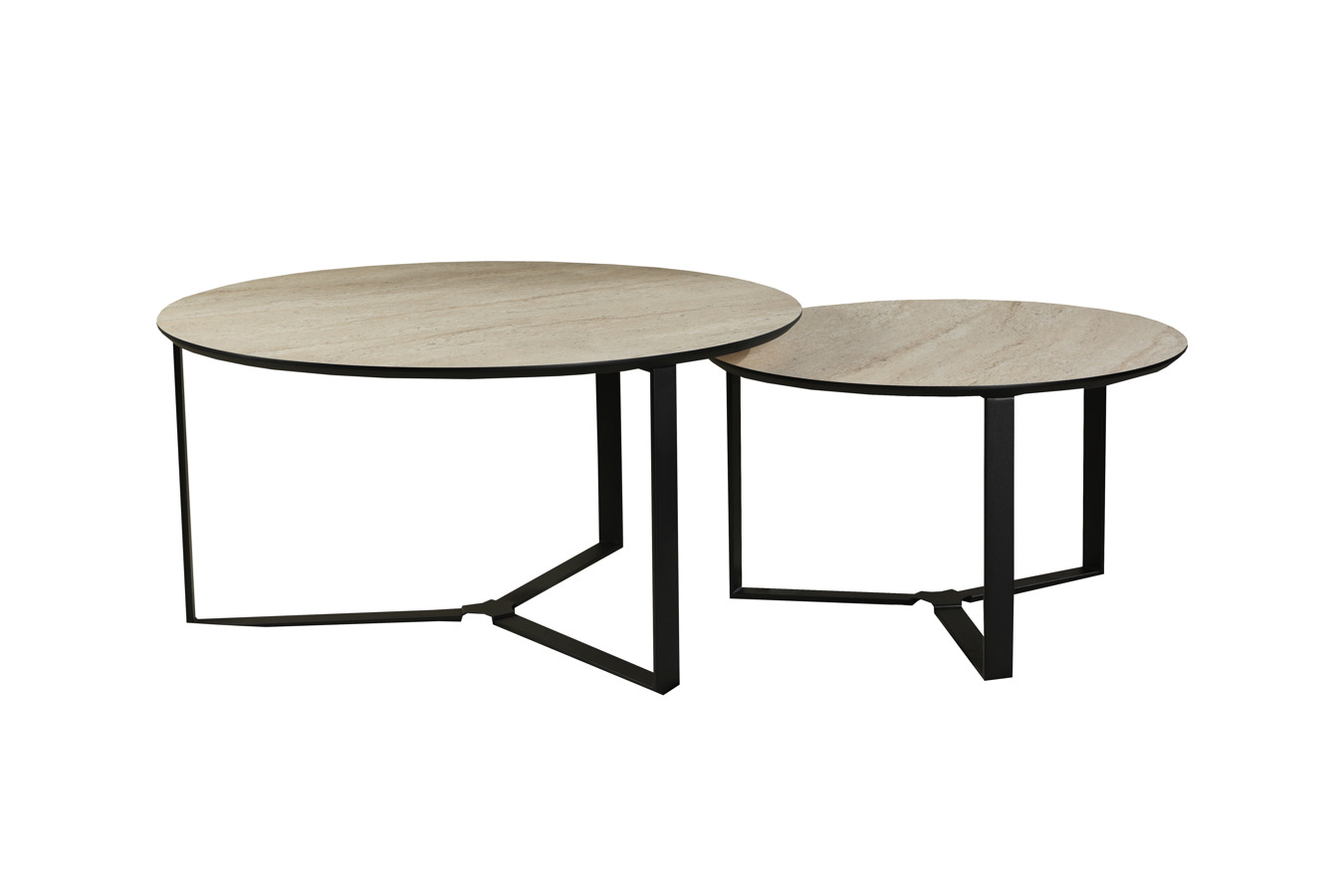 თურქული ჟურნალის მაგიდა ტყუპი MIAMI კრემისფერი