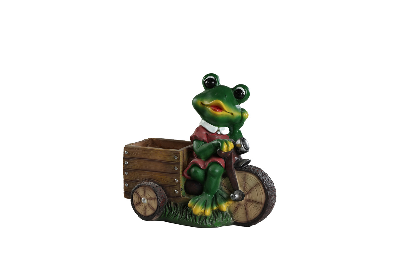 დეკორატიული კერამიკის საყვავილე ბაყაყი