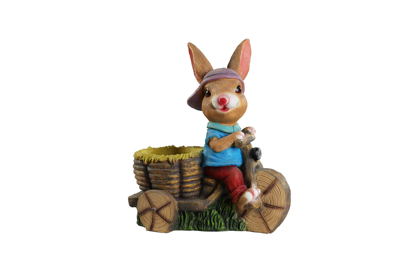 კერამიკის საყვავილე კურდღელი