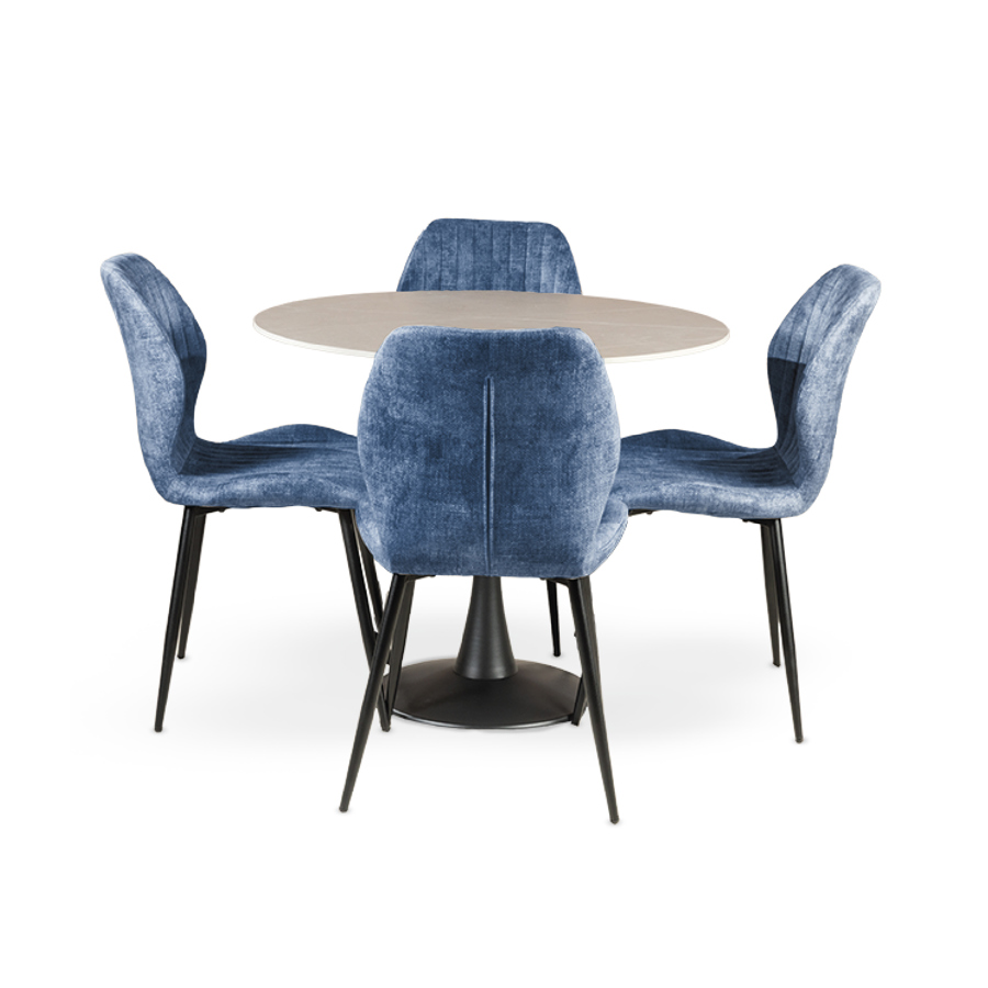 გარნიტის მაგიდა XS-1297 + 4სკამი