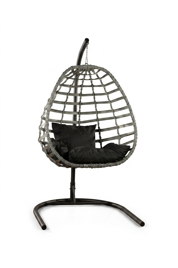 თურქული ბუდე საქანელა ნაცრისფერი 