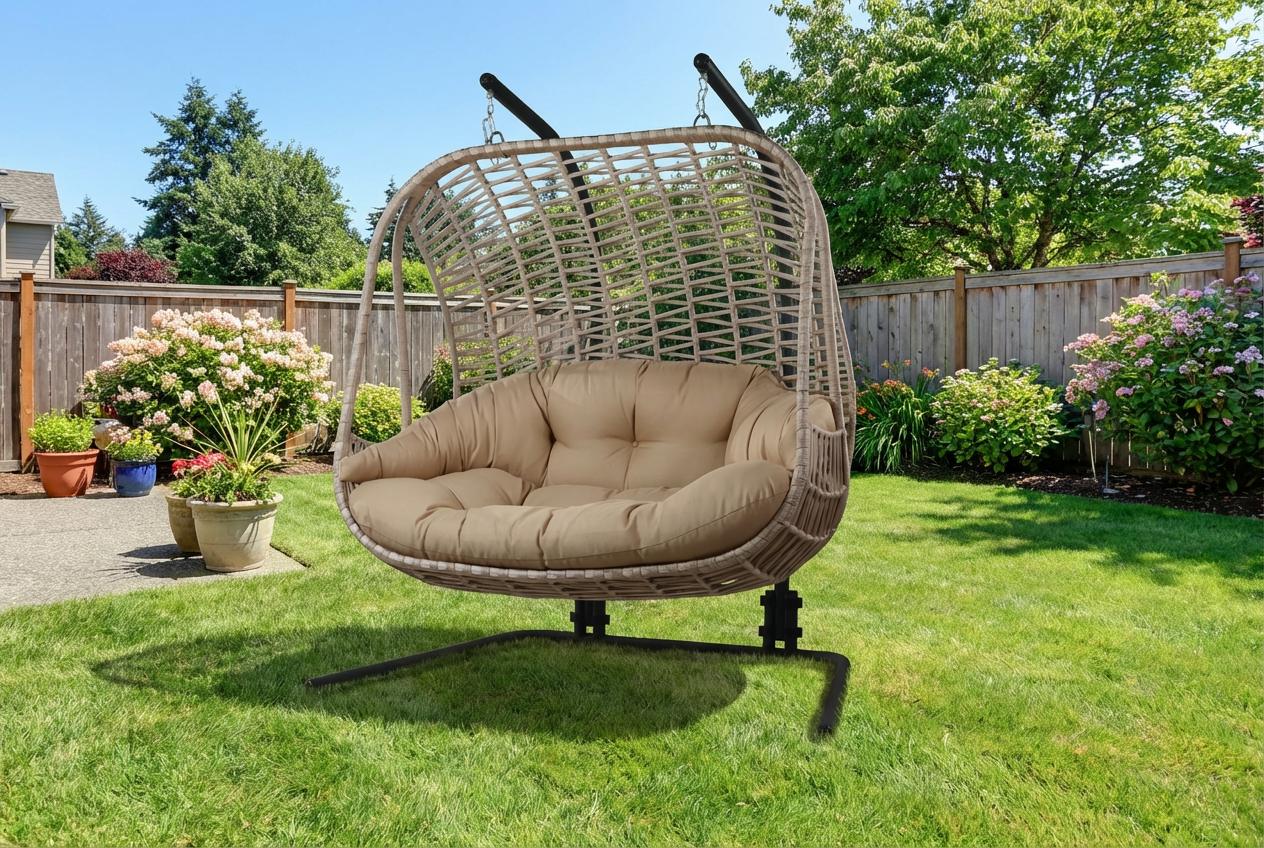 2 ადგილიანი თურქული ბუდე საქანელა თოკით